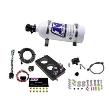 Picture of Nitrous Express 05-10 Ford Mustang 4-6L 3 Valve Nitrous Plate Kit 50-150HP w-5lb Bottle