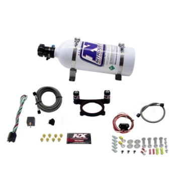 Picture of Nitrous Express 11-15 Ford Mustang GT 5-0L Coyote 4 Valve Nitrous Plate Kit 50-200HP w-5lb Bottle