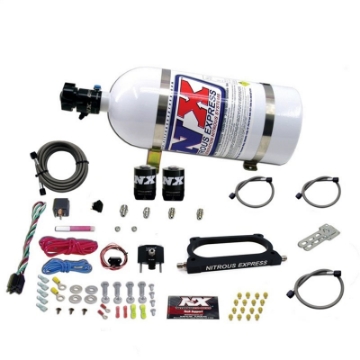 Picture of Nitrous Express 07-14 Ford Mustang GT500 Nitrous Plate Kit 50-250HP w-10lb Bottle