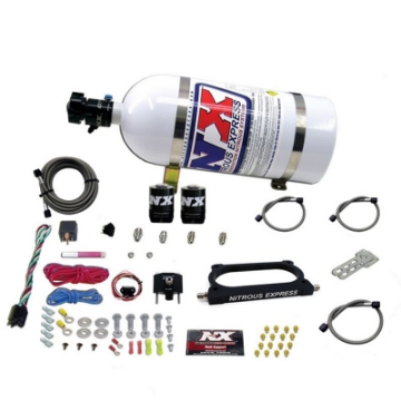 Picture of Nitrous Express 07-14 Ford Mustang GT500 Nitrous Plate Kit 50-250HP w-10lb Bottle