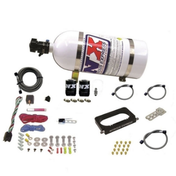 Picture of Nitrous Express 96-04 Ford Mustang Cobra-Mach 1 4 Valve Nitrous Kit 50-300HP w-10lb Bottle