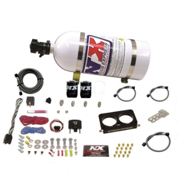 Picture of Nitrous Express 96-04 Ford Mustang Cobra 4 Valve Stock TB Nitrous Kit 50-300HP w-10lb Bottle