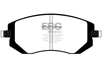 Picture of EBC 04-06 Saab 9-2X 2-0 Turbo Greenstuff Front Brake Pads