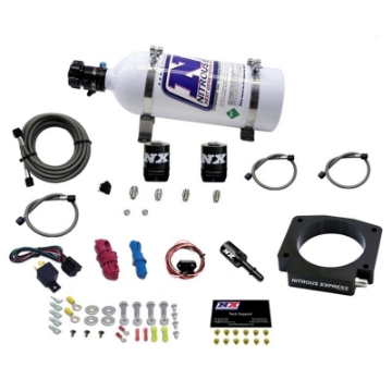 Picture of Nitrous Express 15-17 Ford Mustang GT350 5-2L Nitrous Plate Kit w-5lb Bottle