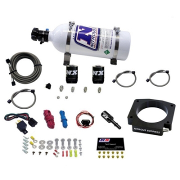 Picture of Nitrous Express 15-17 Ford Mustang GT350 5-2L Nitrous Plate Kit w-5lb Bottle