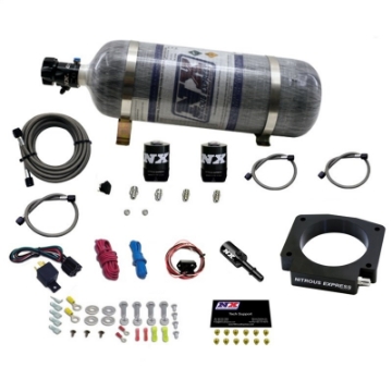 Picture of Nitrous Express 15-17 Ford Mustang GT350 5-2L Nitrous Plate Kit w-12lb Bottle