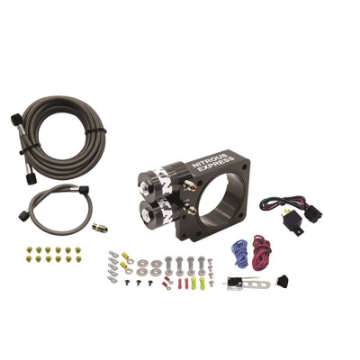 Picture of Nitrous Express 86-93 Ford Mustang GT 5-0L Pushrod Nitrous Plate Kit w-o Bottle