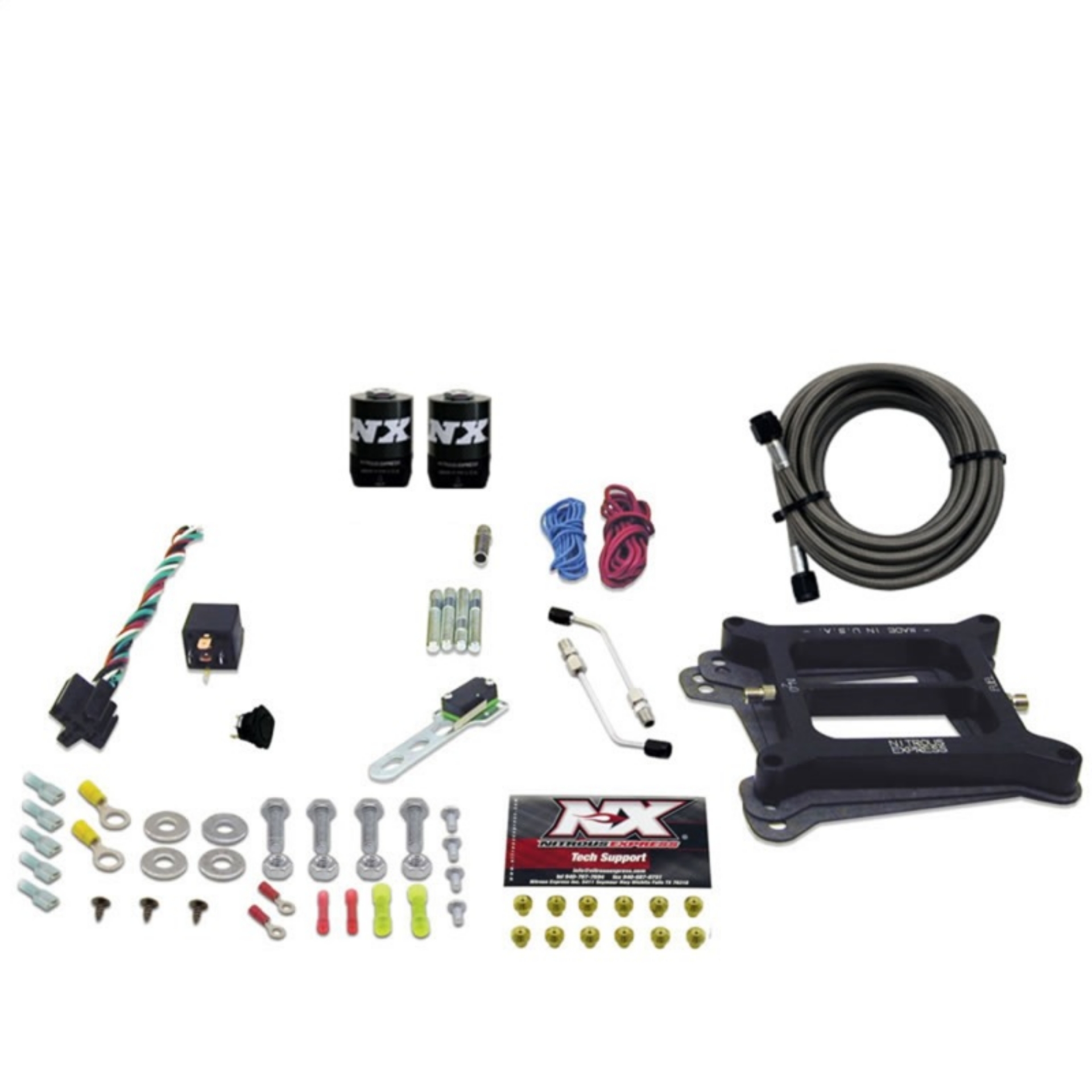 Picture of Nitrous Express 4150 4-BBL-Gasoline Nitrous Kit 50-300HP w-o Bottle