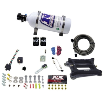 Picture of Nitrous Express 4150 4-BBL-Alcohol Nitrous Kit 50-300HP w-5lb Bottle