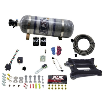 Picture of Nitrous Express 4150 4-BBL-Alcohol Nitrous Kit 50-300HP w-Composite Bottle