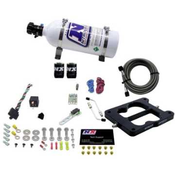 Picture of Nitrous Express Q-Jet-Holley Spread Bore Nitrous Kit 50-300HP w-5lb Bottle