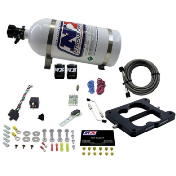 Picture of Nitrous Express Q-Jet-Holley Spread Bore Nitrous Kit 50-300HP w-10lb Bottle