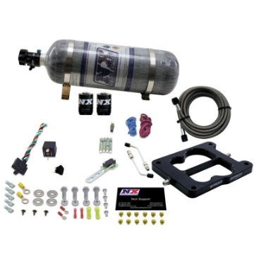Picture of Nitrous Express Q-Jet-Holley Spread Bore Nitrous Kit 50-300HP w-Composite Bottle