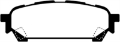 Picture of EBC 04-06 Saab 9-2X 2-0 Turbo Ultimax2 Rear Brake Pads
