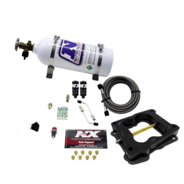 Picture of Nitrous Express Q-Jet-Holley Spread Bore Hitman Nitrous Kit 100-150-200HP w-5lb Bottle