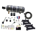 Picture of Nitrous Express Dual Holley-Gasoline Nitrous Kit 100-500HP w-Composite Bottle