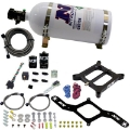 Picture of Nitrous Express 4150 RNC Conventional Nitrous Plate Kit w--375in Solenoid w-10lb Bottle