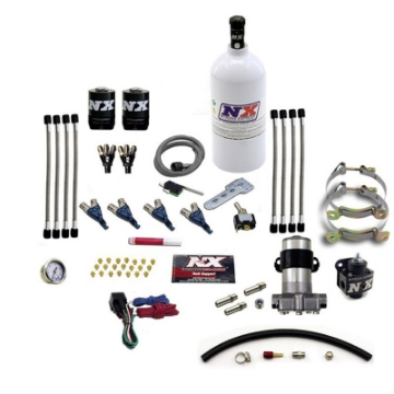 Picture of Nitrous Express 4 Cyl Piranha Nitrous Kit Pro-Mod w-2-5lb Bottle