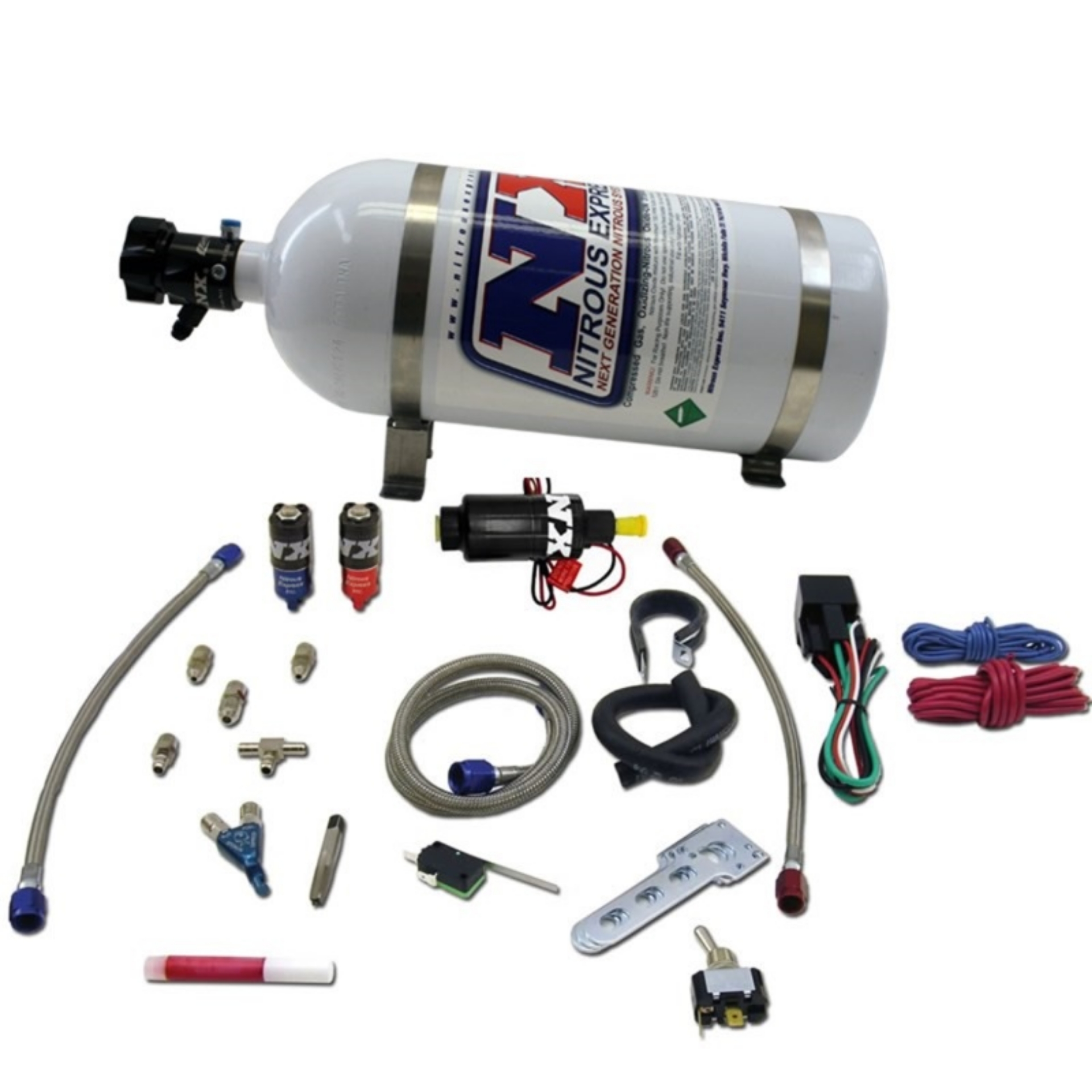 Picture of Nitrous Express Yamaha Rhino All Side By Sides Piranha Nitrous Kit w-10-0lb