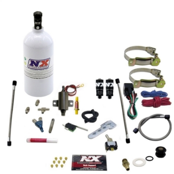 Picture of Nitrous Express 2 Cyl Piranha Nitrous Kit V-Twins w-Single Carb w-2-5lb Bottle