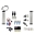 Picture of Nitrous Express Three Cyl EFI Piranha Nitrous Kit w-o Bottle