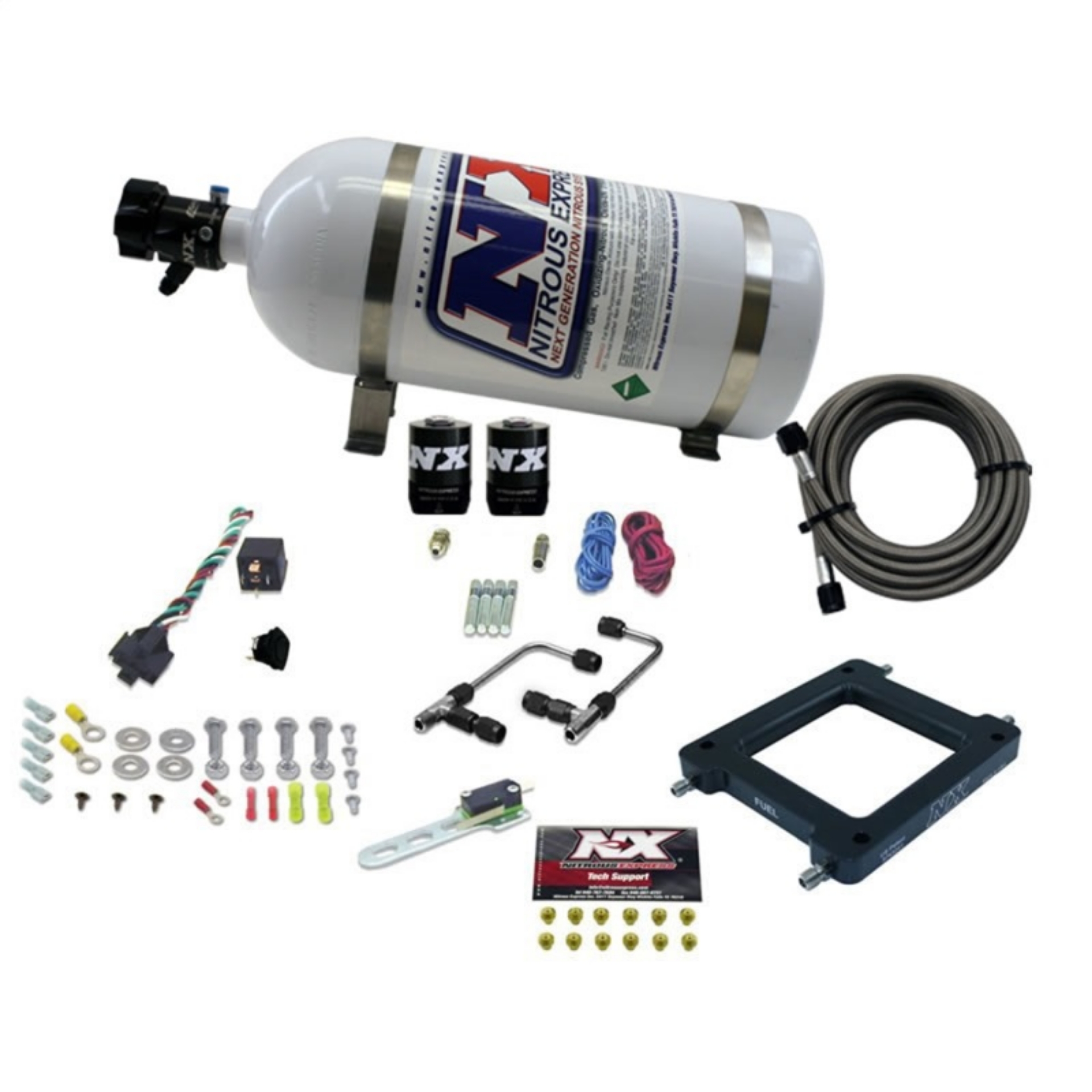Picture of Nitrous Express Dominator Gemini Stage 6 Nitrous Kit 50-300HP w-10lb Bottle