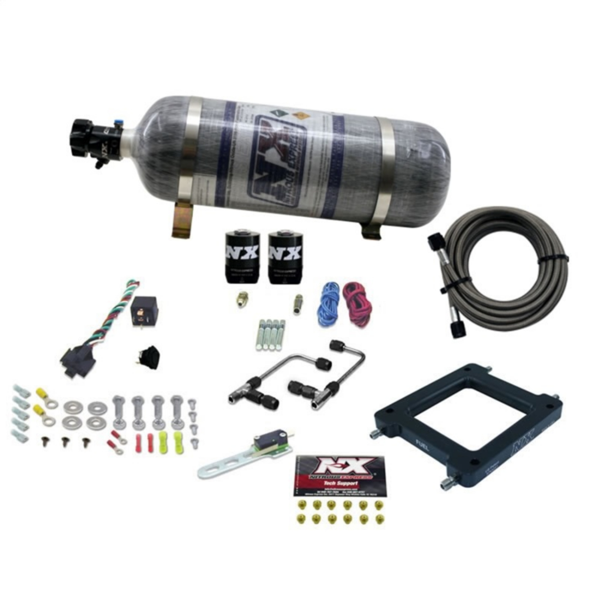Picture of Nitrous Express Dominator Gemini Stage 6 Nitrous Kit w-Composite Bottle