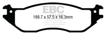 Picture of EBC 04-07 Ford Econoline E150 4-6 Yellowstuff Front Brake Pads