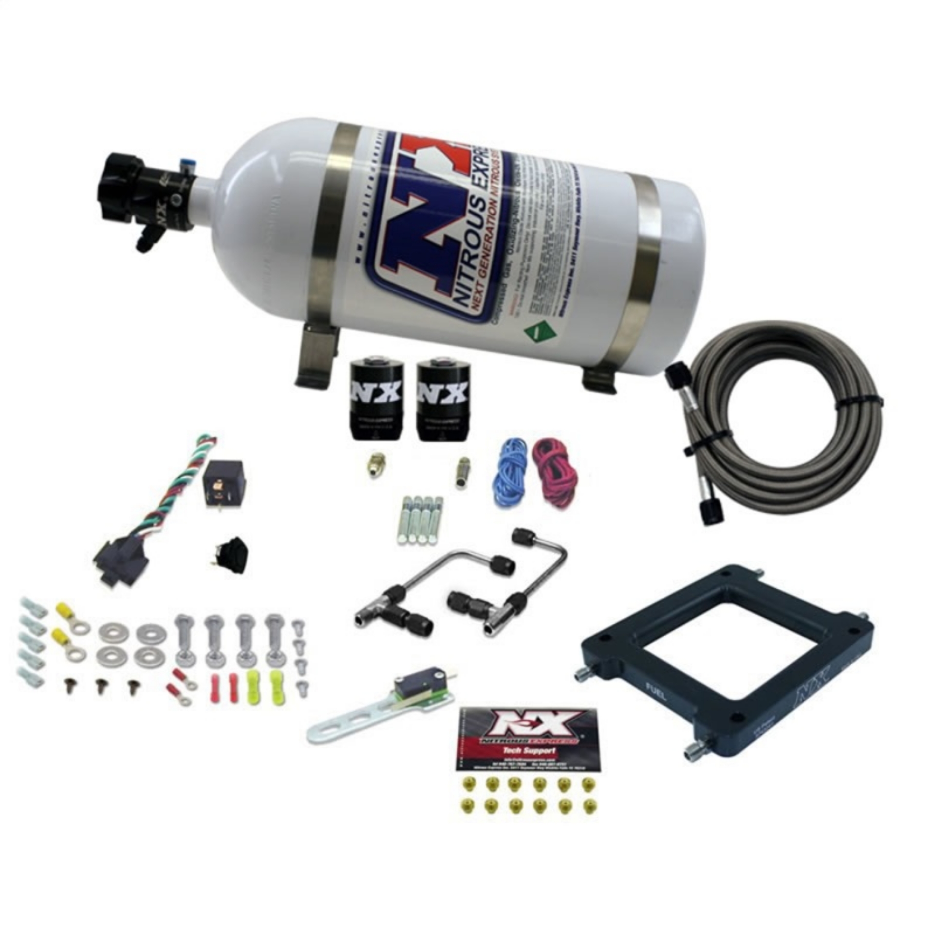 Picture of Nitrous Express Dominator Gemini Pro-Power Nitrous Kit 100-500HP w-10lb Bottle