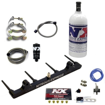 Picture of Nitrous Express Billet Spray Bar Nitrous Kit for Hayabusa w-1lb Bottle