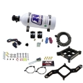 Picture of Nitrous Express 4150 Single Entry Billet Crossbar Nitrous Plate Kit 50-300HP w-5lb Bottle