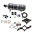 Picture of Nitrous Express 4150 Single Entry Billet Crossbar Nitrous Plate Kit 50-300HP w-Composite Bottle