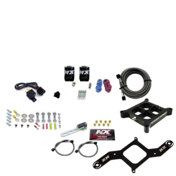 Picture of Nitrous Express 4150 Single Entry Crossbar Nitrous Plate Kit Pro-Power 100-500HP w-o Bottle