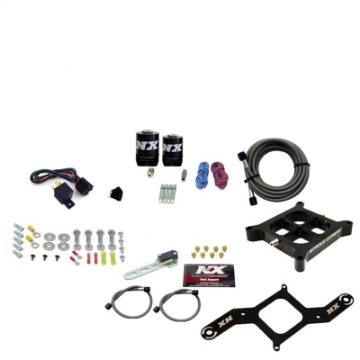 Picture of Nitrous Express 4150 Single Entry Crossbar Nitrous Plate Kit RNC 250-750HP w-o Bottle