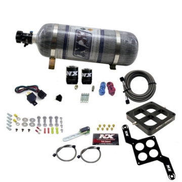 Picture of Nitrous Express Dominator Single Entry Crossbar RNC Nitrous Kit 250-750HP w-Composite Bottle