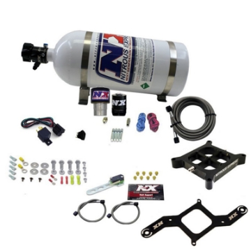 Picture of Nitrous Express Single Entry Crossbar RNC -178 4500 Flange Nitrous Kit 250-650HP w-10lb Bottle