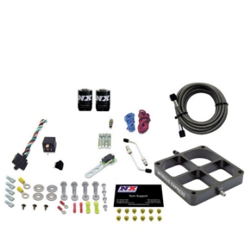 Picture of Nitrous Express Single Entry Crossbar 8500 Based Throttle Body Nitrous Kit w-No Bottle