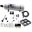 Picture of Nitrous Express Single Entry Crossbar 8500 Based Throttle Body Nitrous Kit w-15lb Bottle