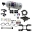 Picture of Nitrous Express 4150 Dual Stage Billet Crossbar Nitrous Kit 50-300 & 100-500HP w-10lb Bottle