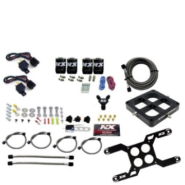 Picture of Nitrous Express Dominator Dual Stage Billit Crossbar Nitrous Kit 50-300 & 100-500HP w-o Bottle
