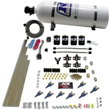 Picture of Nitrous Express 8 Cyl Alcohol Nitrous Kit 250-550HP w-15lb Bottle