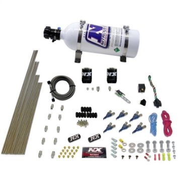Picture of Nitrous Express 6 Cyl Gas Nitrous Kit 150-375HP w-5lb Bottle