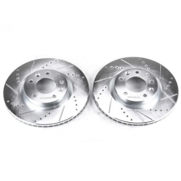 Picture of Power Stop 04-08 Mazda RX-8 Front Evolution Drilled & Slotted Rotors - Pair