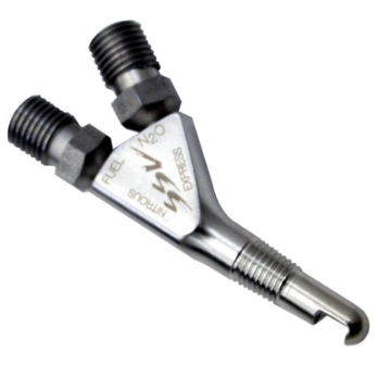 Picture of Nitrous Express SSV Nozzle 90 Degree Discharge Stainless Steel Replaces Any 1-16NPT Nozzle