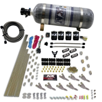 Picture of Nitrous Express Vortech Nozzle Nitrous Kit w-12lb Composite Bottle