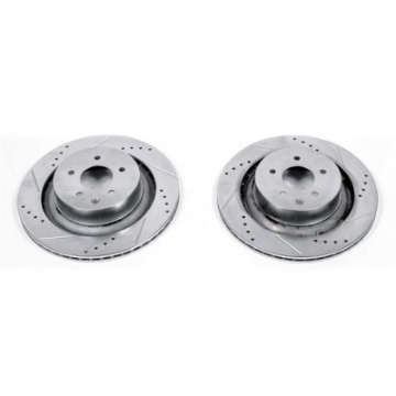 Picture of Power Stop 08-13 Infiniti G37 Rear Evolution Drilled & Slotted Rotors - Pair