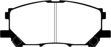 Picture of EBC 04-07 Lexus RX330 3-3 Greenstuff Front Brake Pads