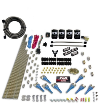 Picture of Nitrous Express 8 Cyl Shark Direct Port 4 Solenoids Nitrous Kit 200-600HP w-o Bottle