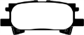 Picture of EBC 04-07 Lexus RX330 3-3 Greenstuff Rear Brake Pads