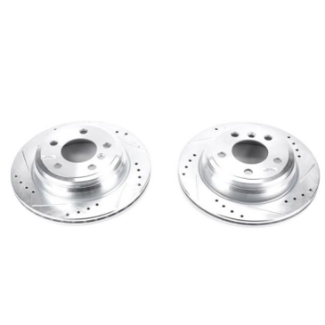 Picture of Power Stop 13-18 BMW 320i xDrive Rear Evolution Drilled & Slotted Rotors - Pair